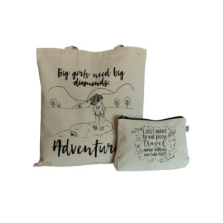 Kit de regalo tote bag y neceser