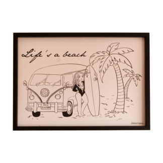 Lámina 'life's a beach'